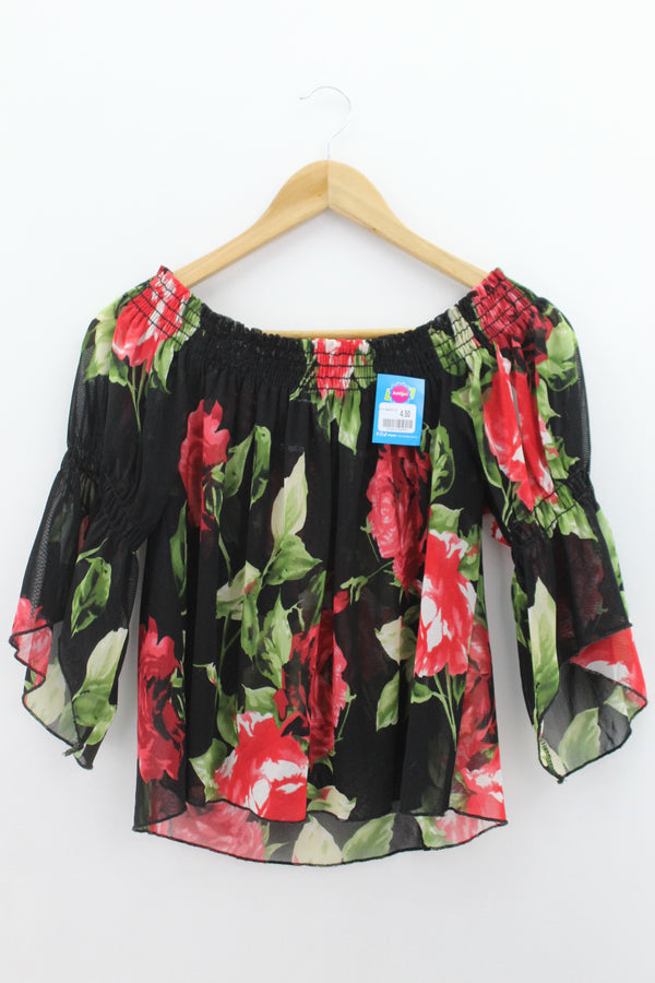 TOP Femenino BASICO CON MANGA