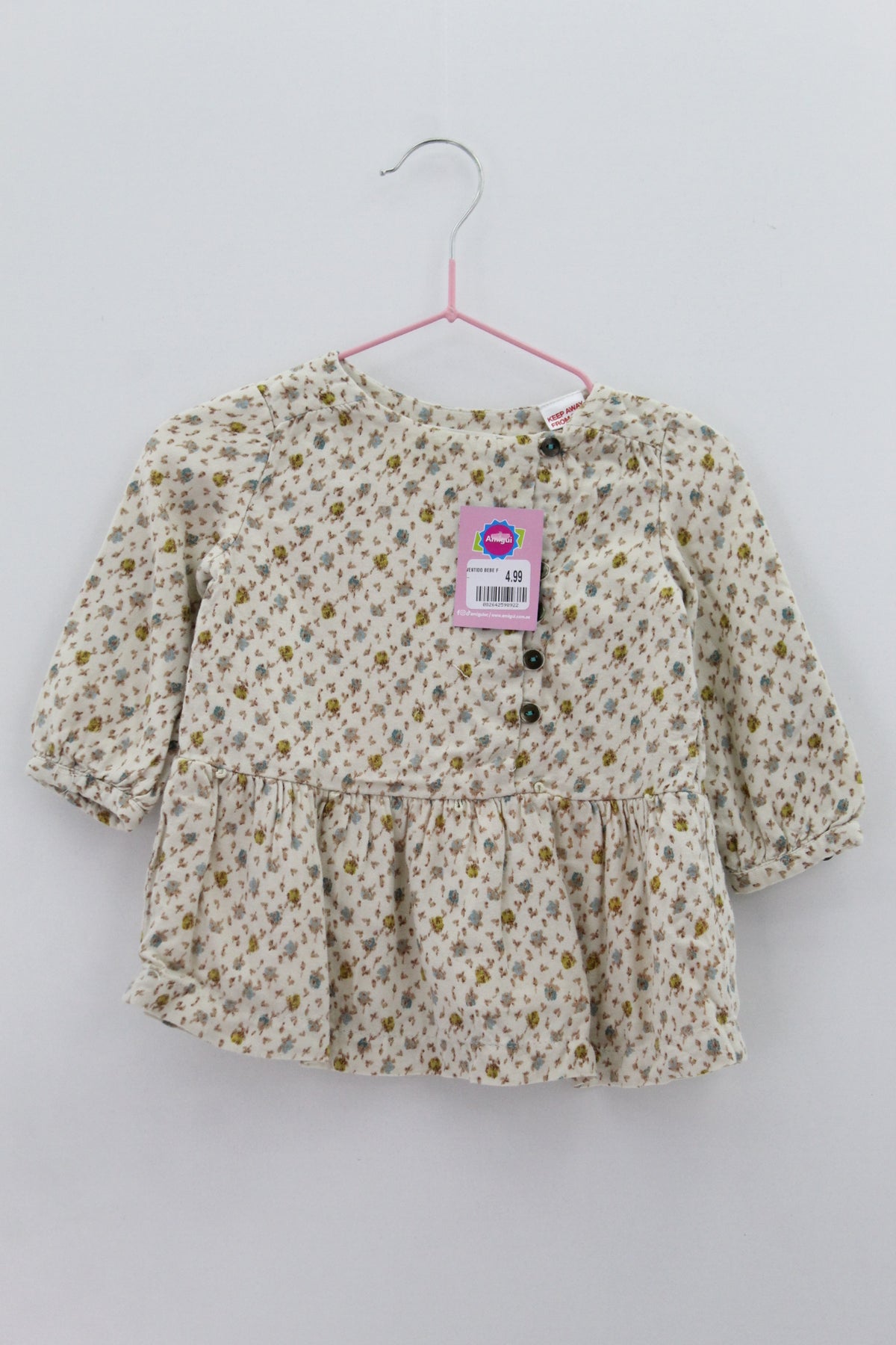 VESTIDO BEBE FEMENINO (0-2) Bebé Sin Marca