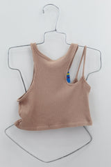 TOP Femenino BASICO SIN MANGA Pull & Bear