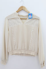 TOP Femenino BASICO CON MANGA