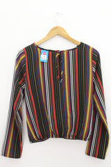 TOP Femenino BASICO CON MANGA