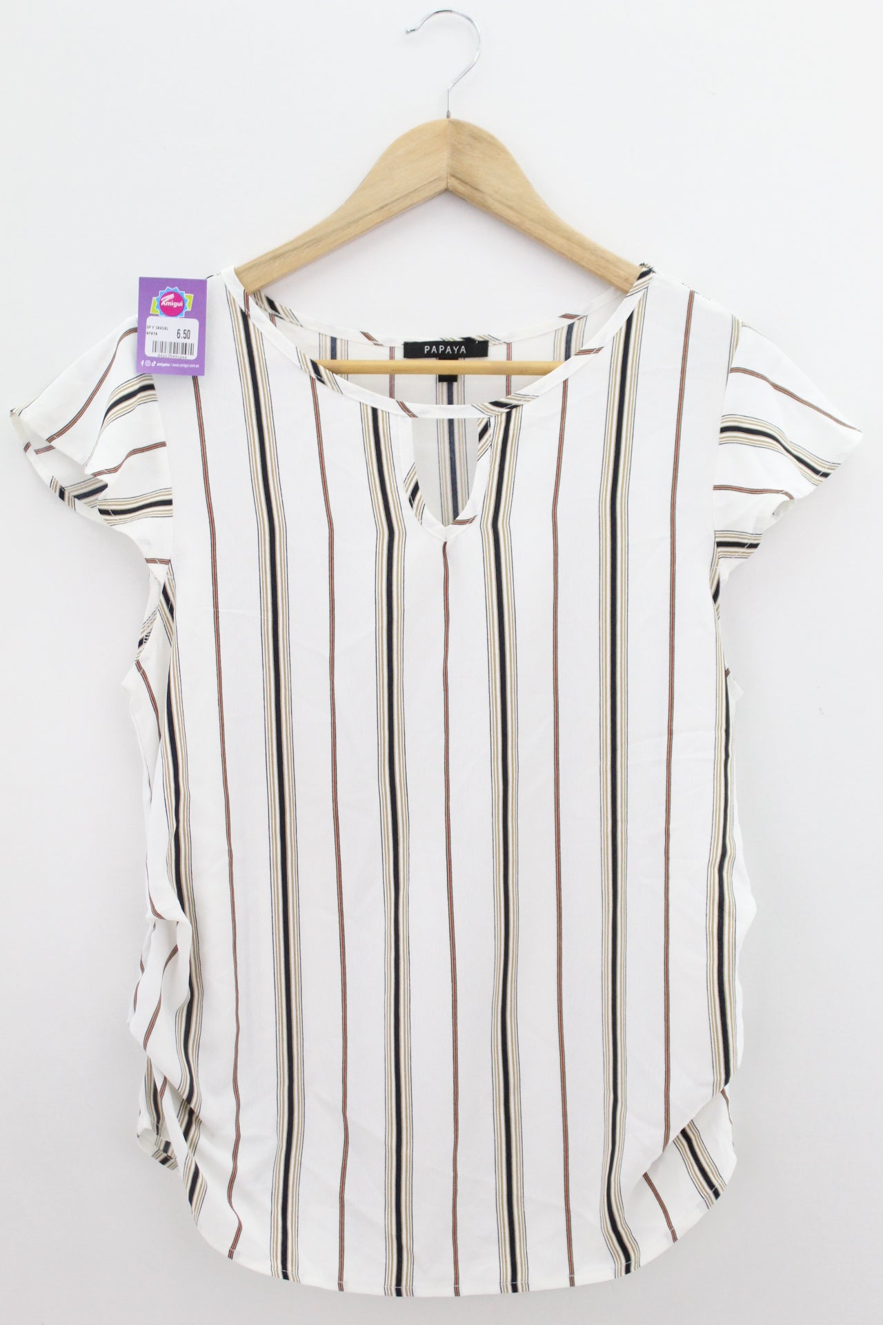 TOP Femenino CASUAL Papaya