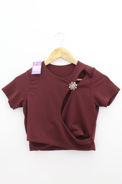 TOP Femenino BASICO CON MANGA