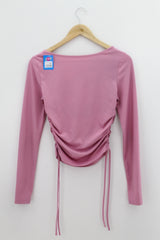 TOP Femenino BASICO CON MANGA