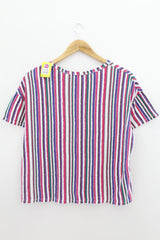 TOP Femenino BASICO CON MANGA Pull & Bear