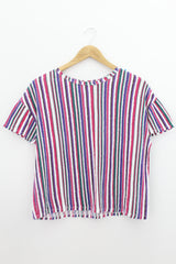 TOP Femenino BASICO CON MANGA Pull & Bear