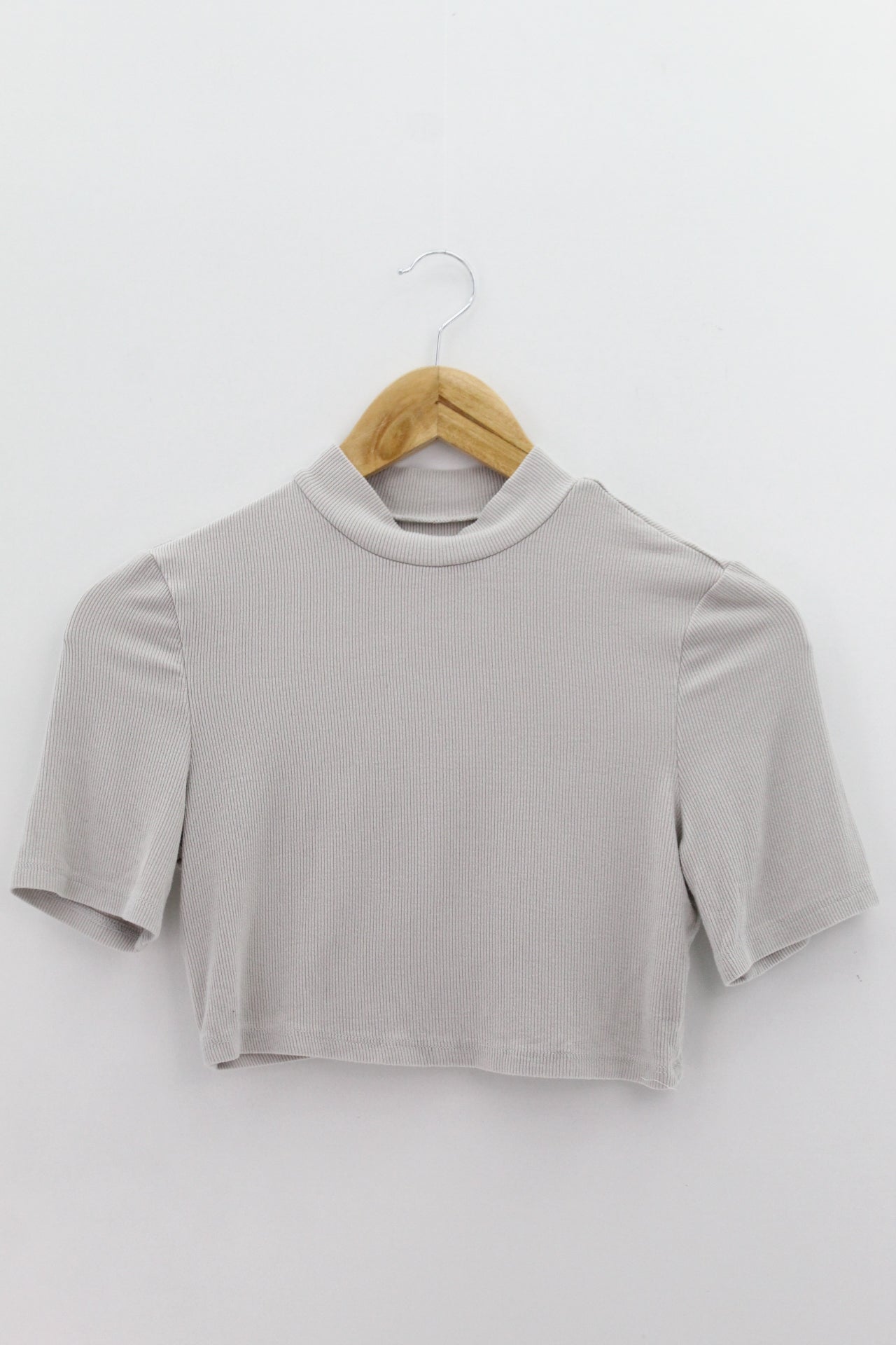 TOP Femenino BASICO CON MANGA Shein