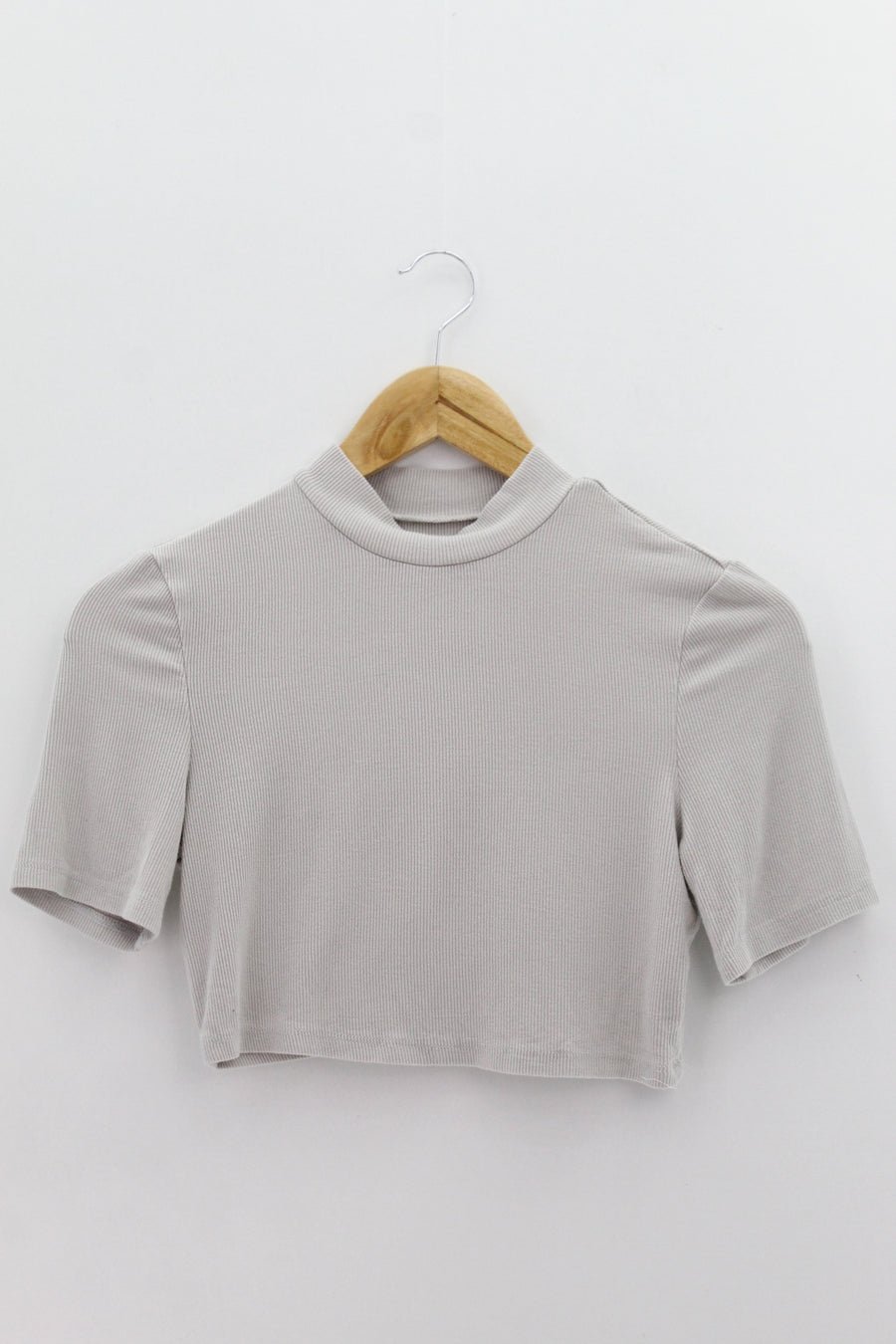 TOP Femenino BASICO CON MANGA Shein