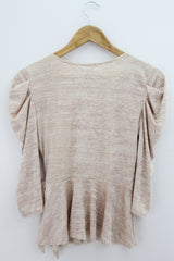 BLUSA Femenino CASUAL /OFICINA Chocolate