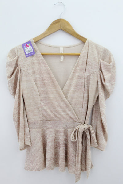 BLUSA Femenino CASUAL /OFICINA Chocolate