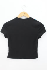 TOP Femenino BASICO CON MANGA Shein