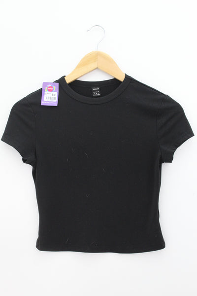 TOP Femenino BASICO CON MANGA Shein