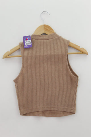 TOP Femenino BASICO SIN MANGA Shein