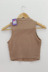 TOP Femenino BASICO SIN MANGA Shein