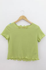 TOP Femenino BASICO CON MANGA Shana