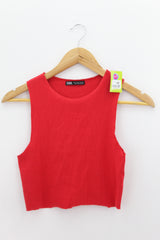 TOP Femenino BASICO SIN MANGA Zara