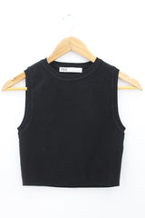 TOP Femenino BASICO SIN MANGA Zara