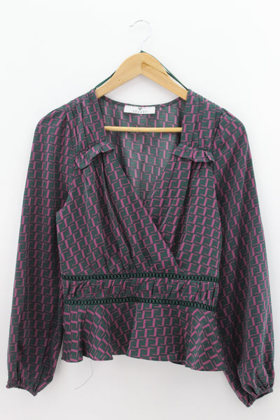 TOP Femenino BASICO CON MANGA