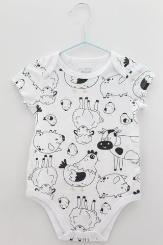 MONO MANGA CORTA BEBE Masculino (0-2)