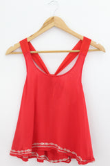 TOP Femenino CASUAL Papaya