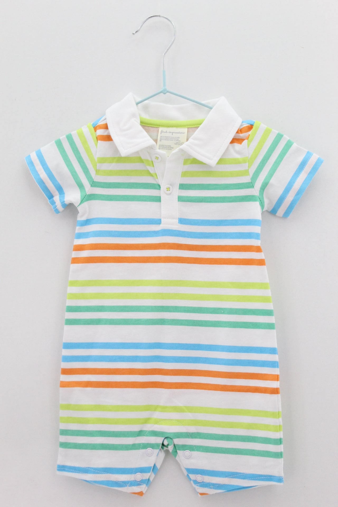 MONO MANGA CORTA BEBE Masculino (0-2)
