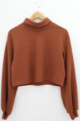 TOP Femenino BASICO CON MANGA Shein