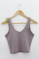 TOP Femenino BASICO SIN MANGA Hollister