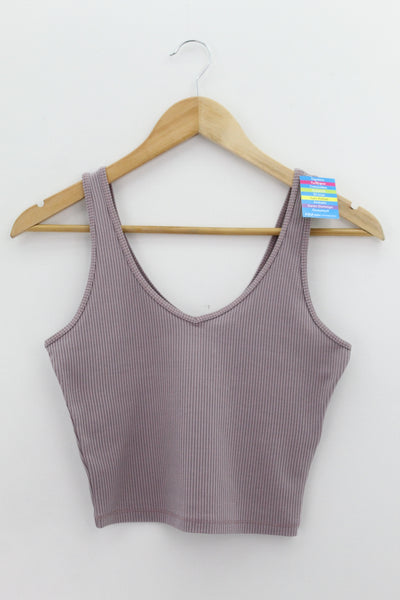 TOP Femenino BASICO SIN MANGA Hollister