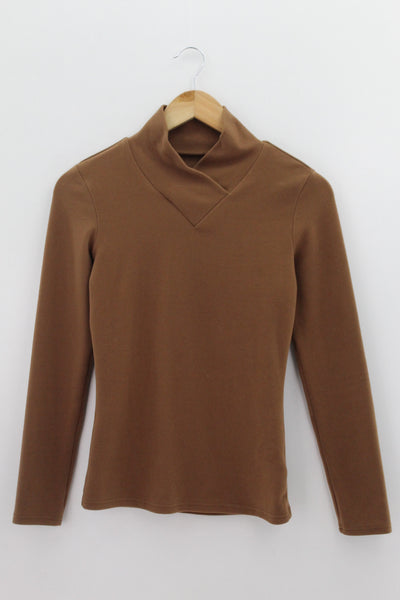 TOP Femenino BASICO CON MANGA Shein