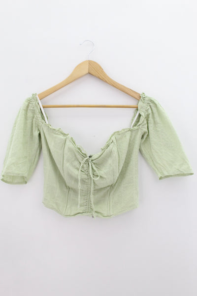 TOP Femenino BASICO CON MANGA Guess