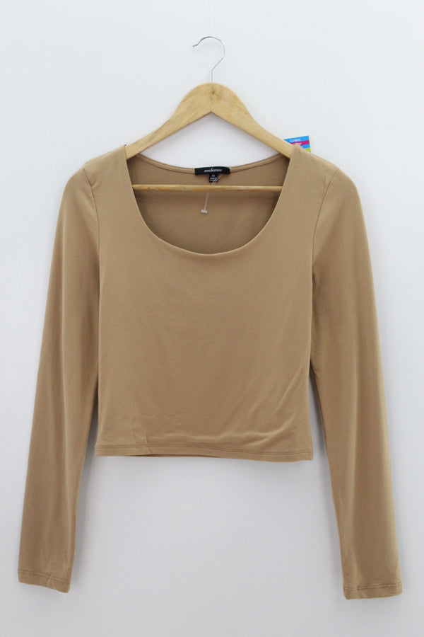 TOP Femenino BASICO CON MANGA Ambiance
