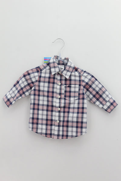 CAMISA DE BEBE Masculino (0-2) Carters