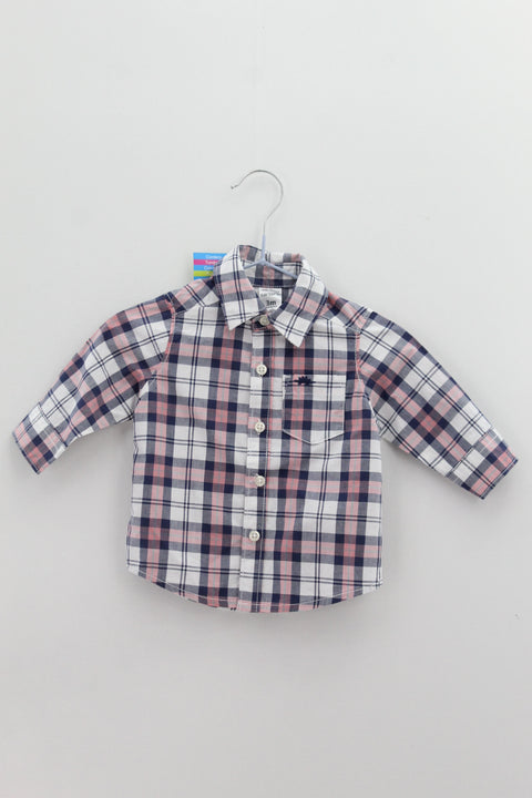 CAMISA DE BEBE Masculino (0-2) Carters