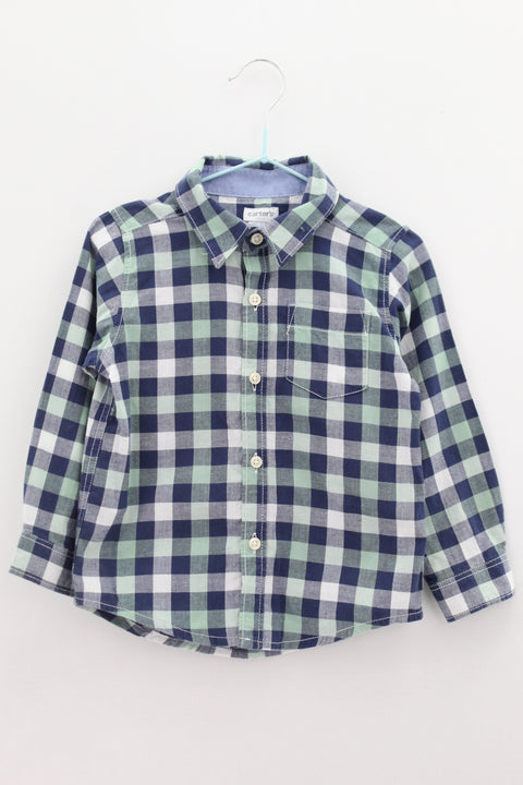CAMISA DE BEBE Masculino (0-2) Carters