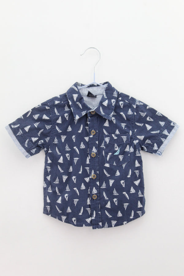 CAMISA DE BEBE Masculino (0-2) Nautica