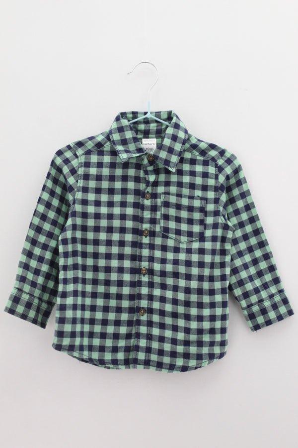CAMISA DE BEBE Masculino (0-2) Carters