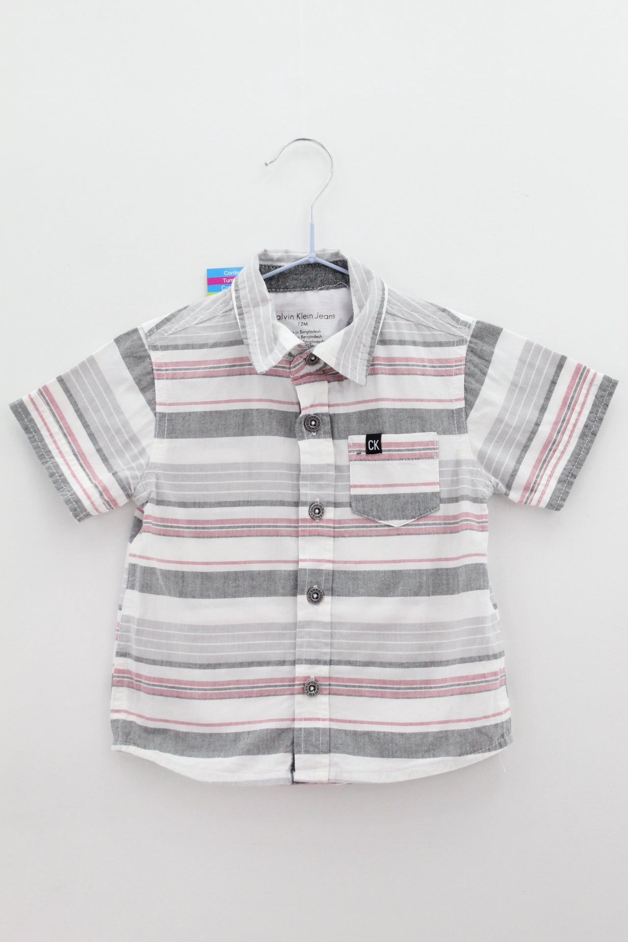 CAMISA DE BEBE Masculino (0-2) Calvin Klein