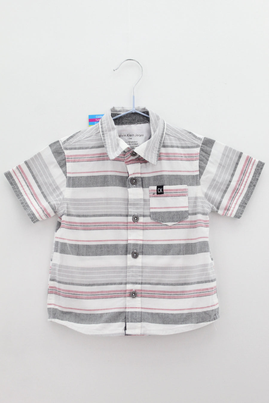 CAMISA DE BEBE Masculino (0-2) Calvin Klein