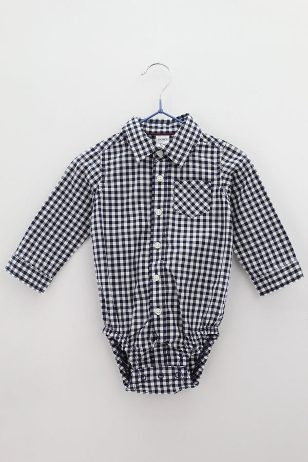 CAMISA DE BEBE Masculino (0-2) Carters