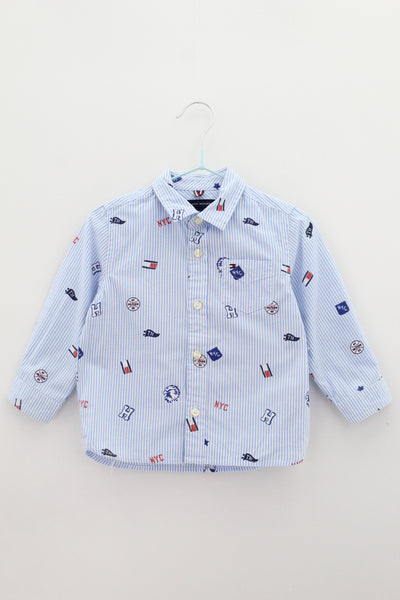 CAMISA DE BEBE Masculino (0-2) Tommy Hilfiger