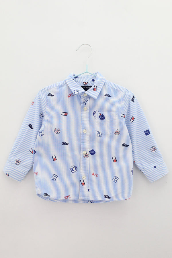 CAMISA DE BEBE Masculino (0-2) Tommy Hilfiger