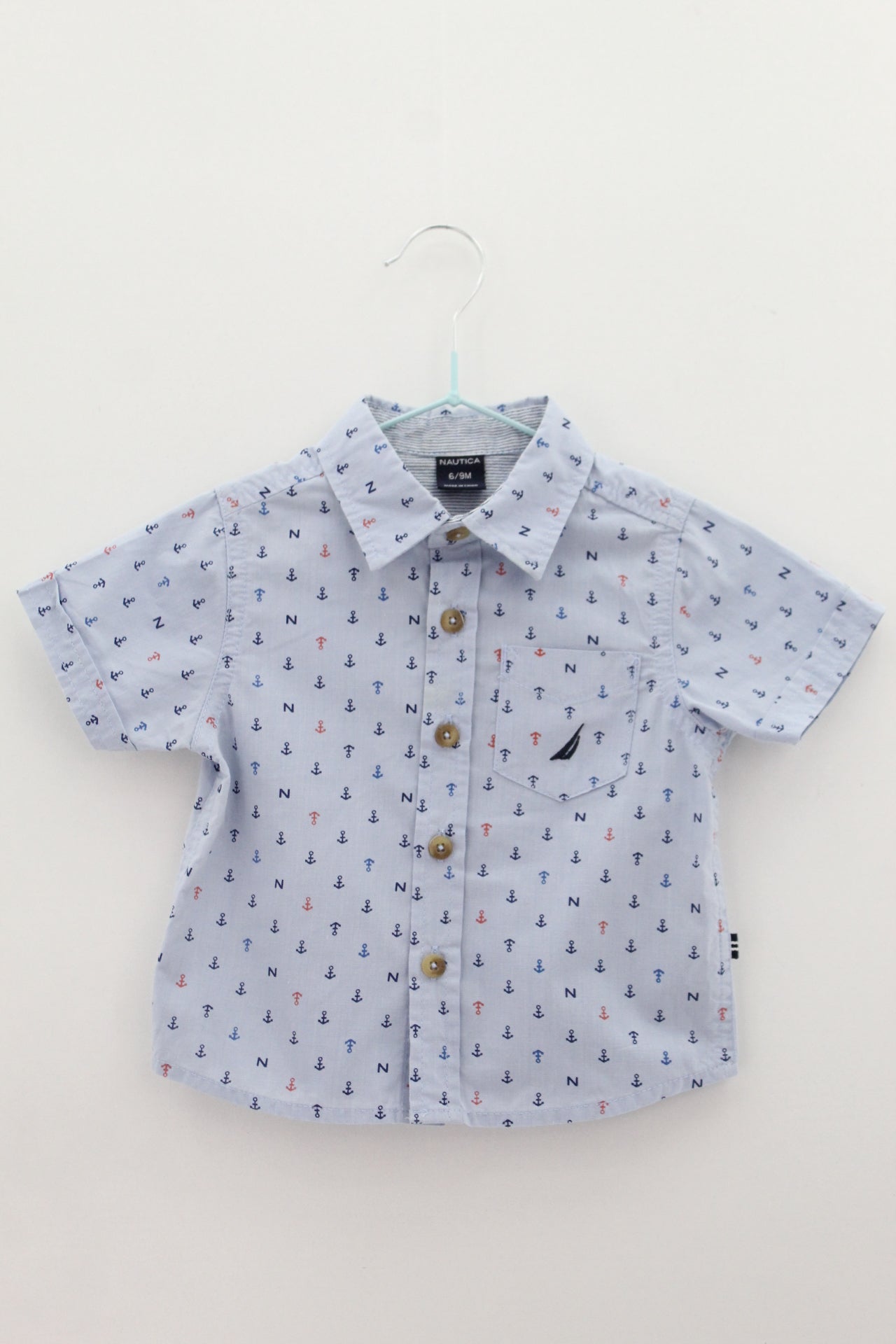CAMISA DE BEBE Masculino (0-2) Nautica