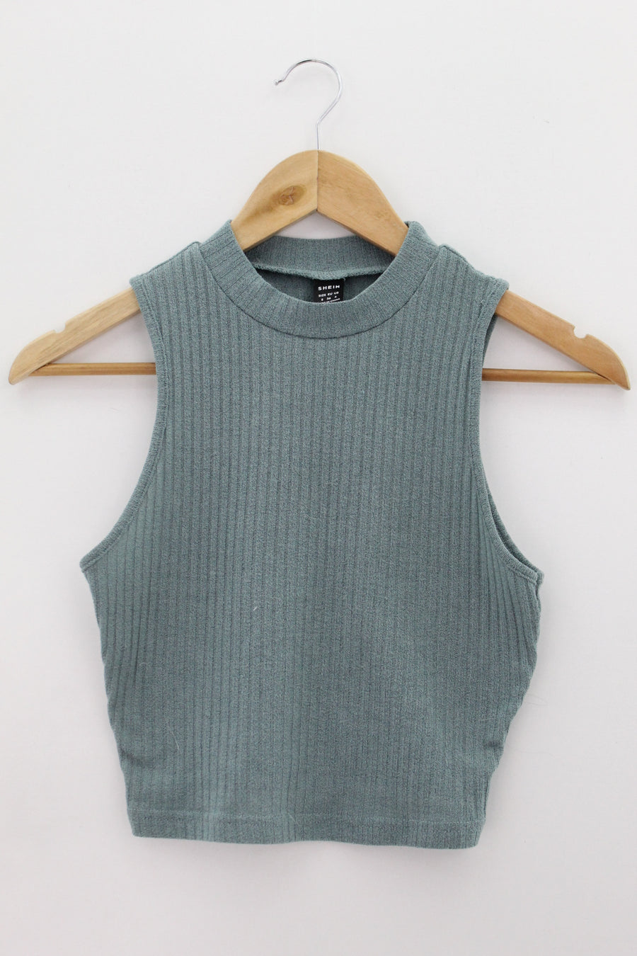 TOP Femenino BASICO SIN MANGA Shein