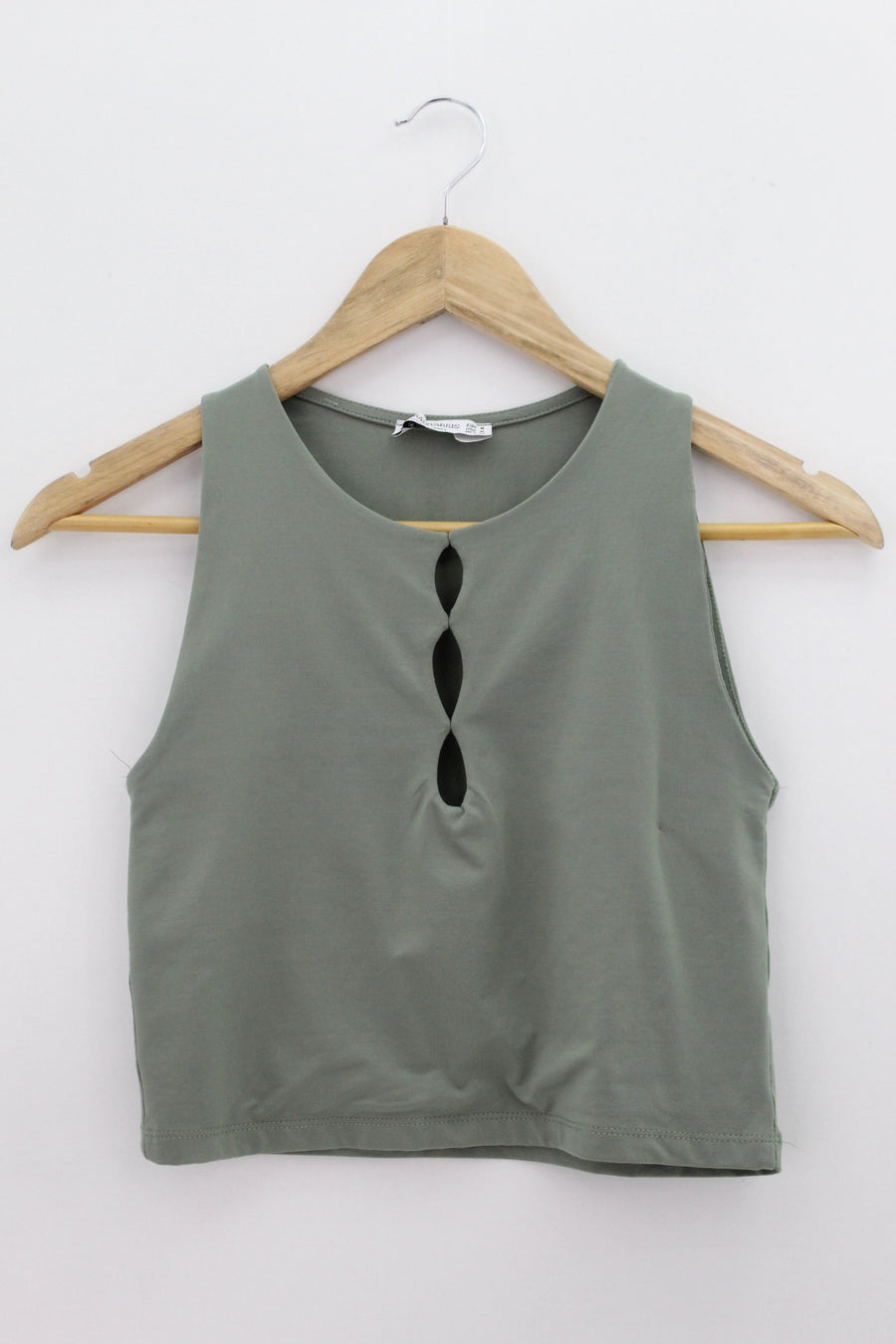 TOP Femenino BASICO SIN MANGA Stradivarius