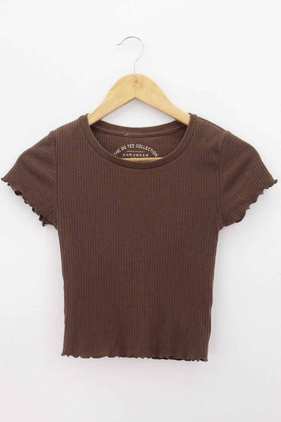 TOP Femenino BASICO CON MANGA Aeropostale