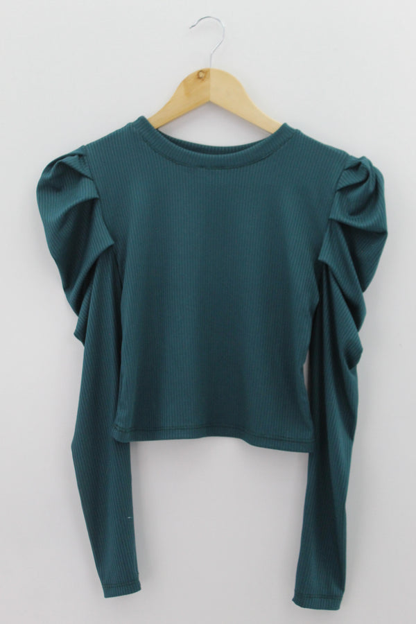 TOP Femenino BASICO CON MANGA
