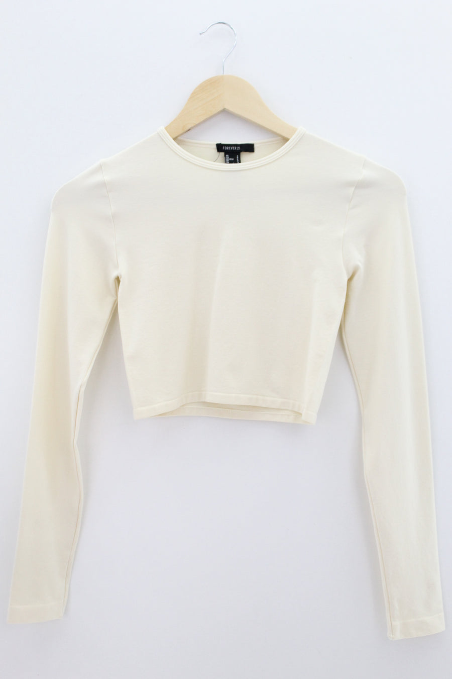 TOP Femenino BASICO CON MANGA Forever 21