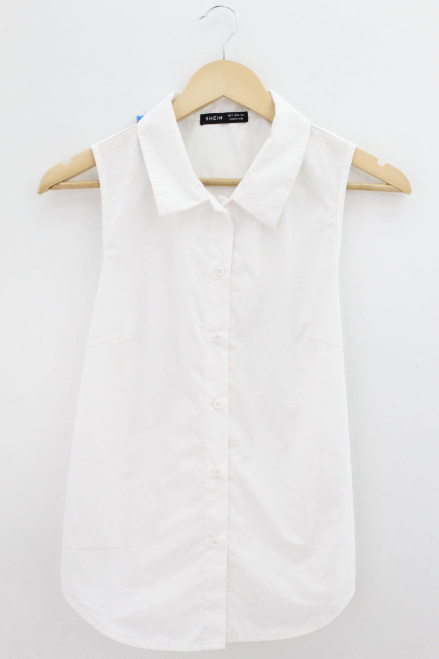 TOP Femenino BASICO SIN MANGA Shein