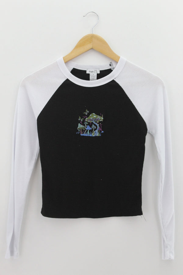 TOP Femenino BASICO CON MANGA Rue 21