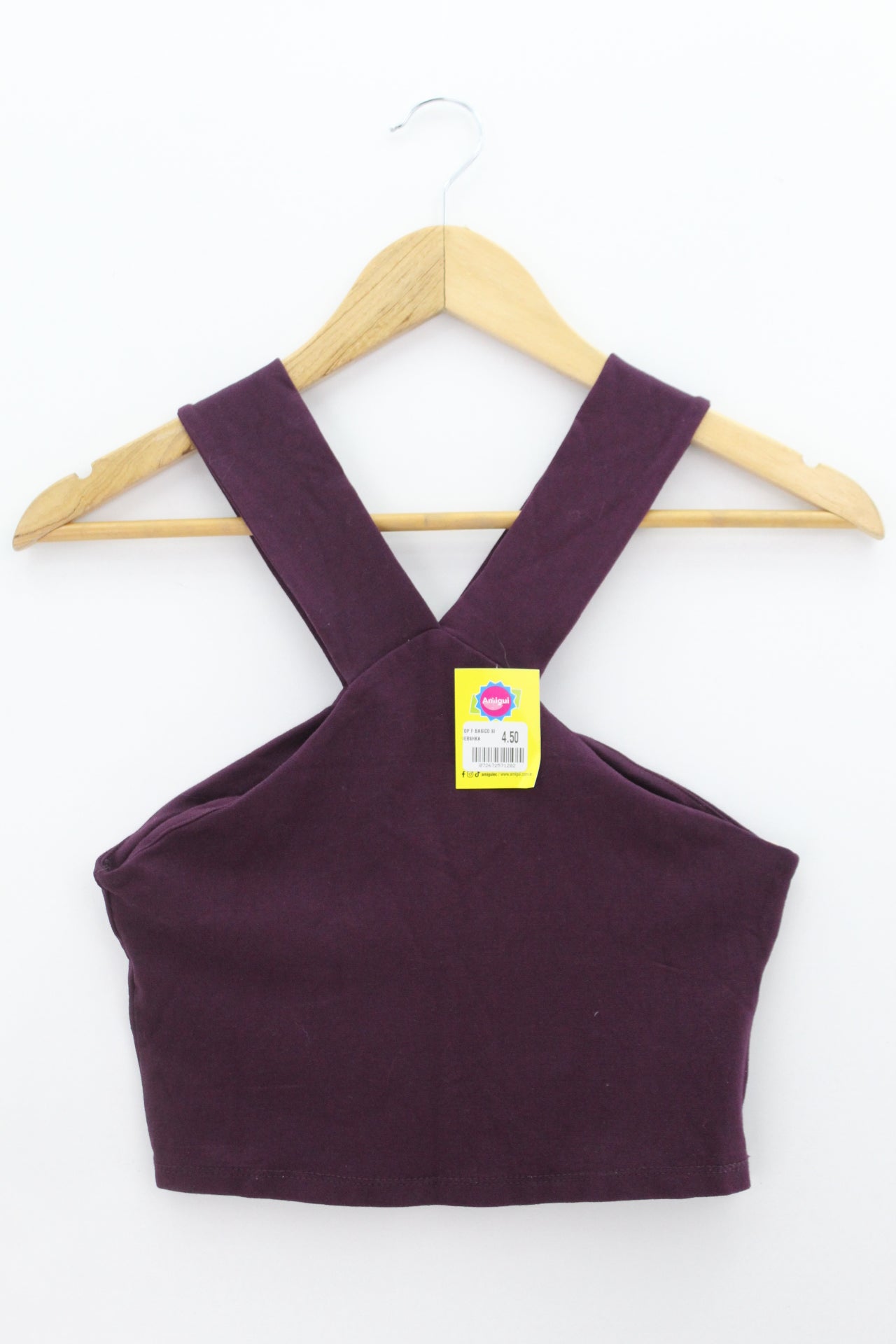TOP Femenino BASICO SIN MANGA Bershka
